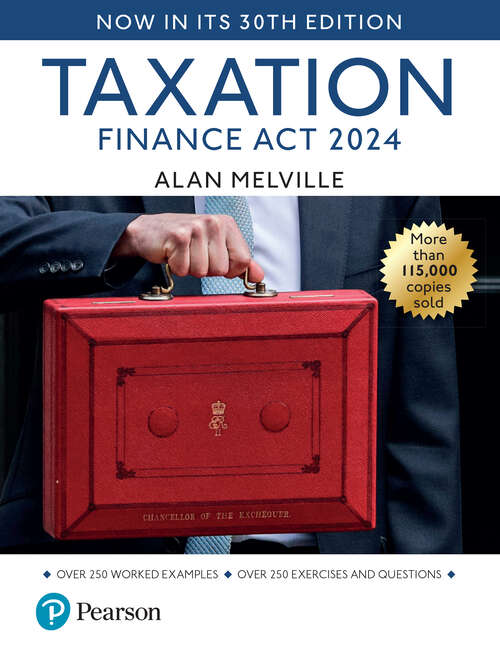 Book cover of Taxation: Finance Act 2024