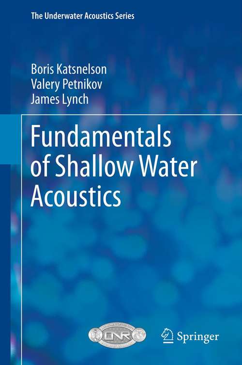 Book cover of Fundamentals of Shallow Water Acoustics (2012) (The Underwater Acoustics Series)
