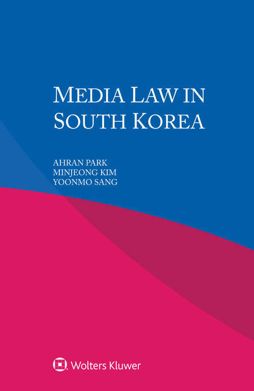 Book cover of Media Law in South Korea