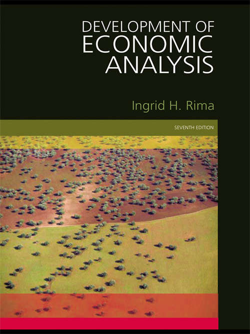 Book cover of Development of Economic Analysis 7th Edition