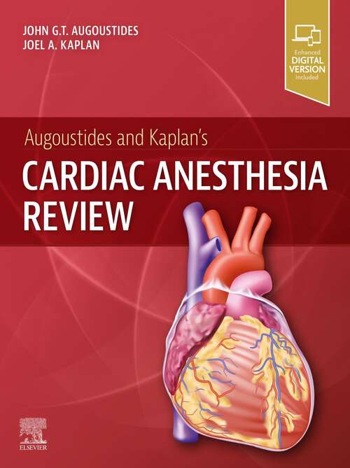 Book cover of Augoustides and Kaplan's Cardiac Anesthesia Review - E-BOOK