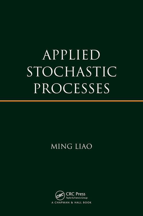 Book cover of Applied Stochastic Processes