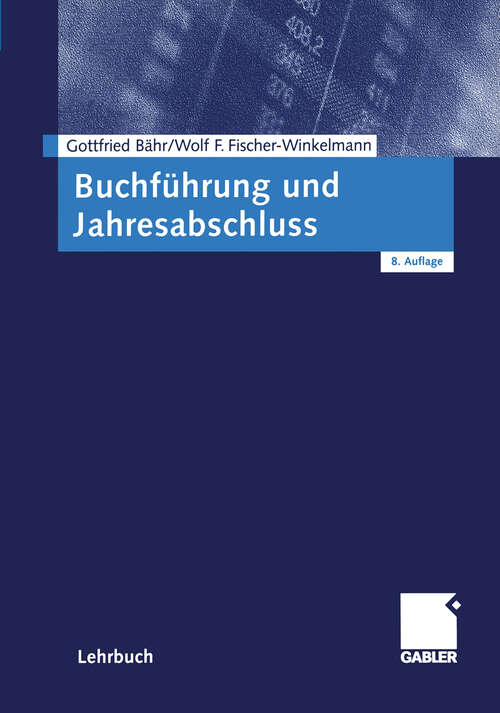 Book cover of Buchführung und Jahresabschluss (8., überarb. Aufl. 2003)