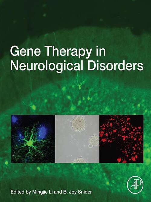 Book cover of Gene Therapy in Neurological Disorders