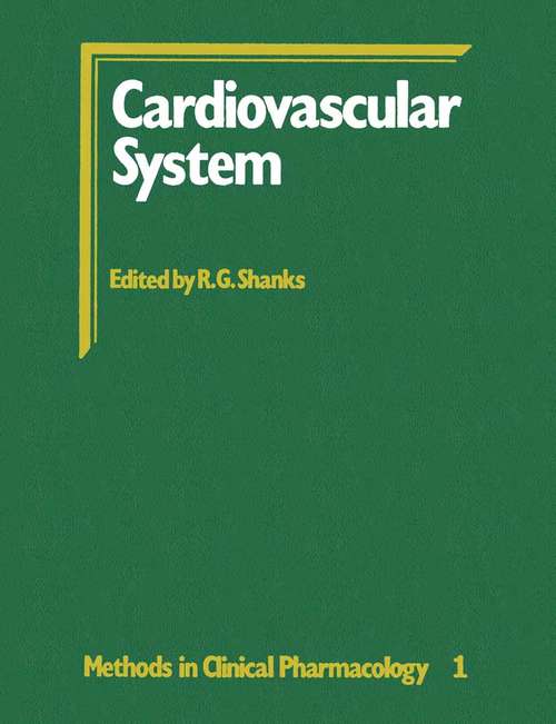 Book cover of Cardiovascular System (1st ed. 1980)