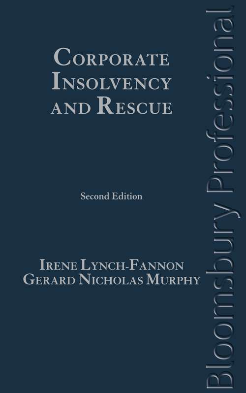 Book cover of Corporate Insolvency and Rescue