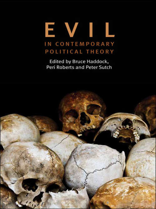 Book cover of Evil in Contemporary Political Theory