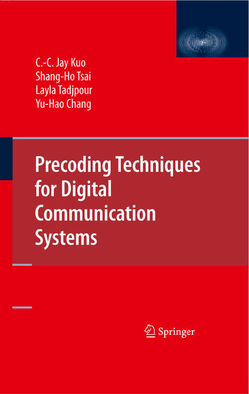 Book cover of Precoding Techniques for Digital Communication Systems (2008)