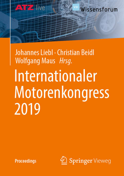 Book cover of Internationaler Motorenkongress 2019 (1. Aufl. 2019) (Proceedings)