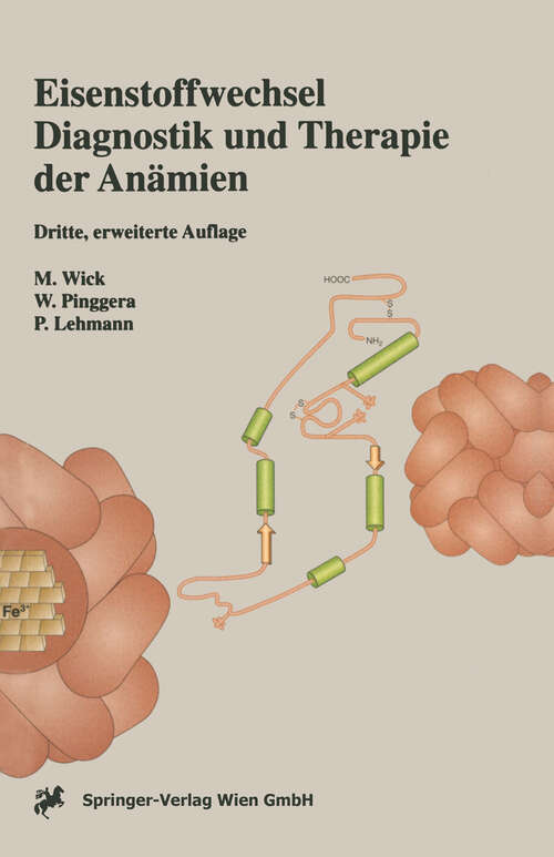 Book cover of Eisenstoffwechsel: Diagnostik und Therapie der Anämien (3. Aufl. 1996)