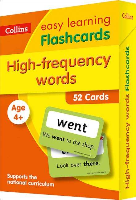 Book cover of High Frequency Words Flashcards 4+ (Collins Easy Learning KS1) (PDF)