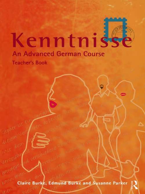 Book cover of Kenntnisse: Teacher's book
