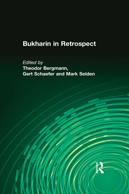 Book cover of Bukharin in Retrospect