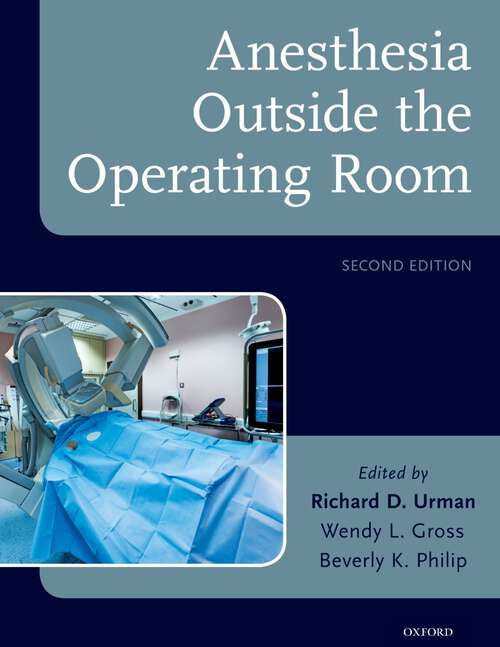 Book cover of Anesthesia Outside the Operating Room