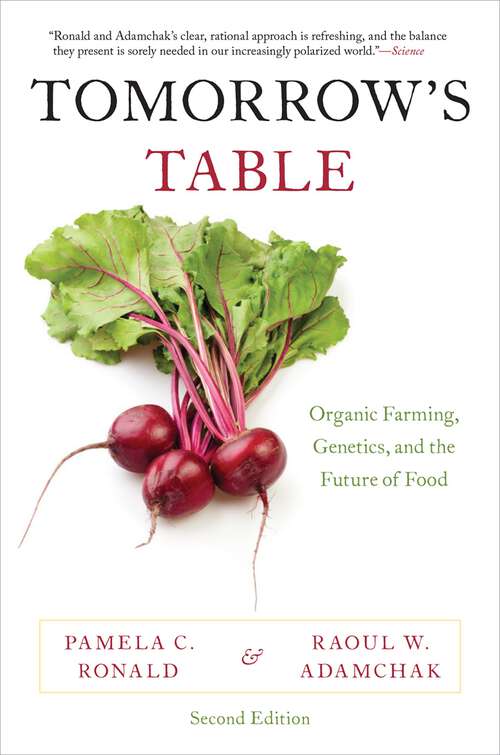Book cover of Tomorrow's Table: Organic Farming, Genetics, and the Future of Food