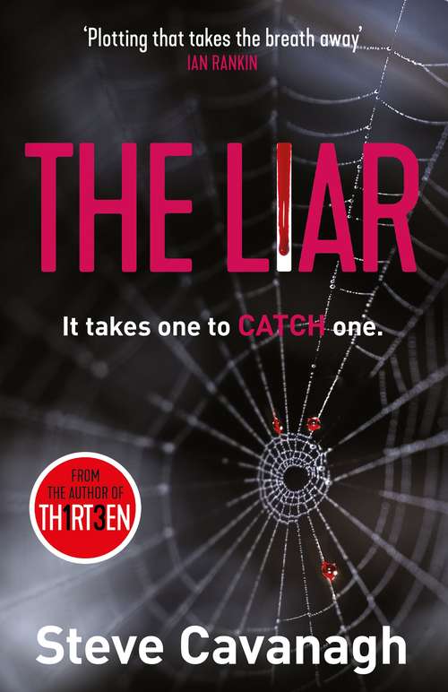 Book cover of The Liar: It takes one to catch one. (Eddie Flynn #3)