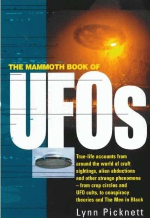 Book cover of The Mammoth Book of UFOs (Mammoth Books)