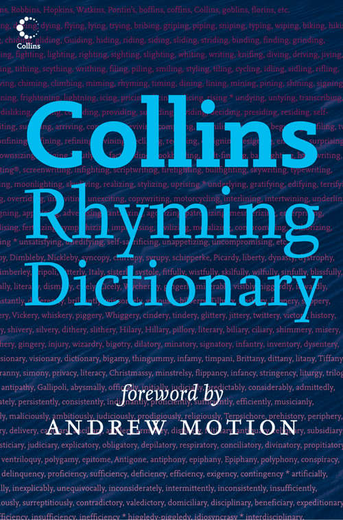 Book cover of Collins Rhyming Dictionary (ePub edition)