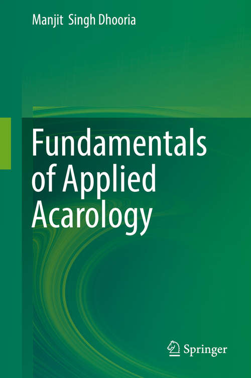 Book cover of Fundamentals of Applied Acarology (1st ed. 2016)