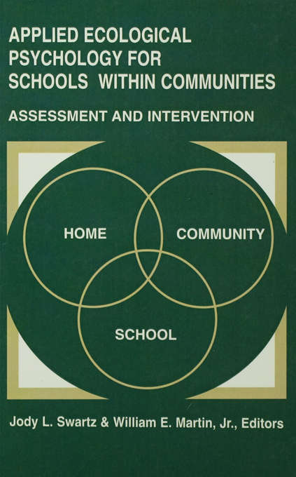 Book cover of Applied Ecological Psychology for Schools Within Communities: Assessment and Intervention