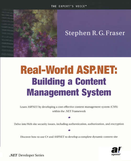 Book cover of Real World ASP.NET: Building a Content Management System (1st ed.)
