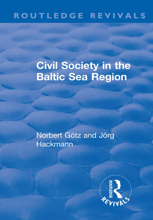 Book cover of Civil Society in the Baltic Sea Region (Routledge Revivals)