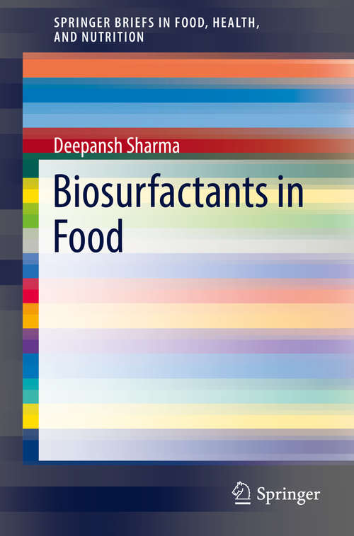 Book cover of Biosurfactants in Food (1st ed. 2016) (SpringerBriefs in Food, Health, and Nutrition)