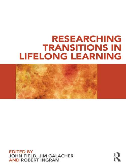 Book cover of Researching Transitions in Lifelong Learning