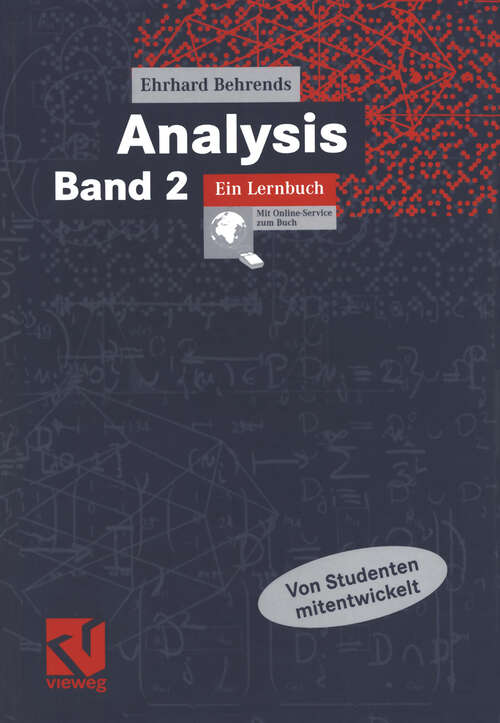 Book cover of Analysis Band 2: Ein Lernbuch (2004)