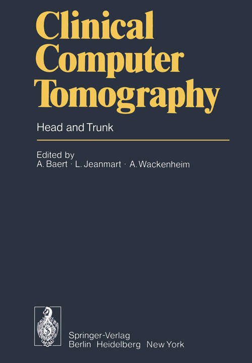 Book cover of Clinical Computer Tomography: Head and Trunk (1978)
