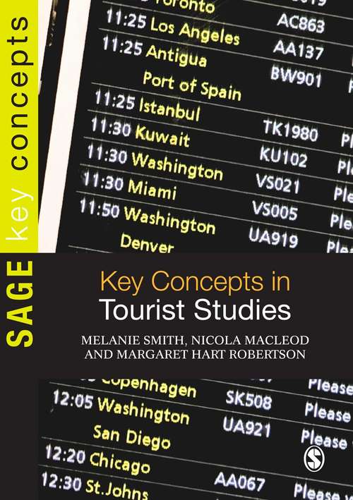 Book cover of Key Concepts in Tourist Studies (PDF)