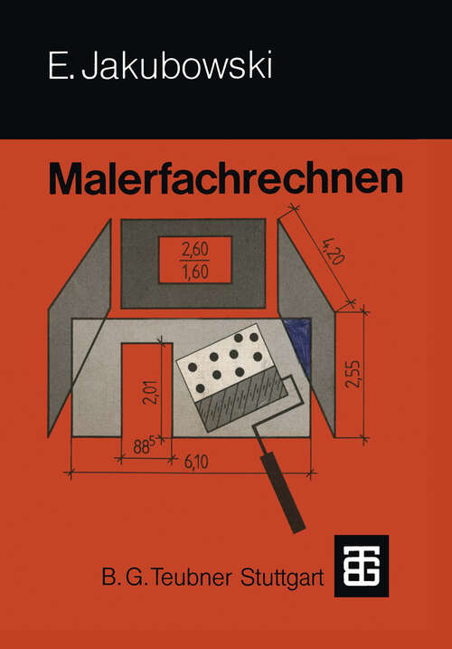 Book cover of Malerfachrechnen (3., neubearb. und erw. Aufl. 1991)