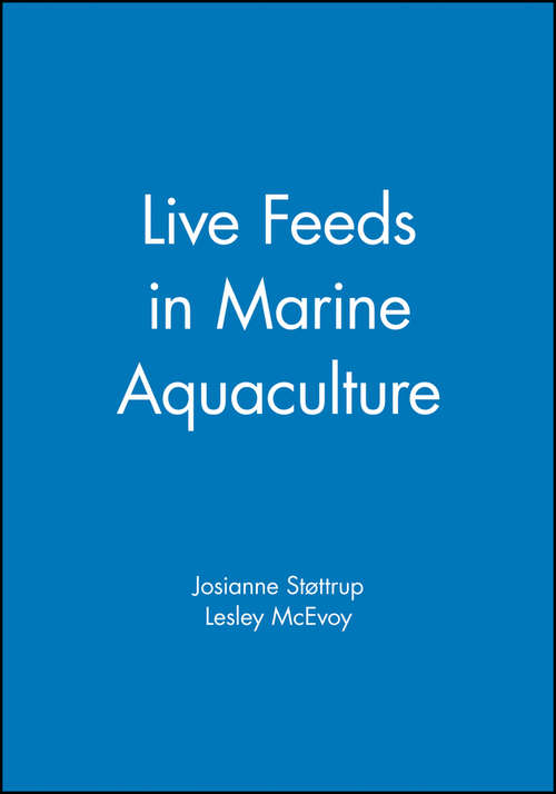 Book cover of Live Feeds in Marine Aquaculture