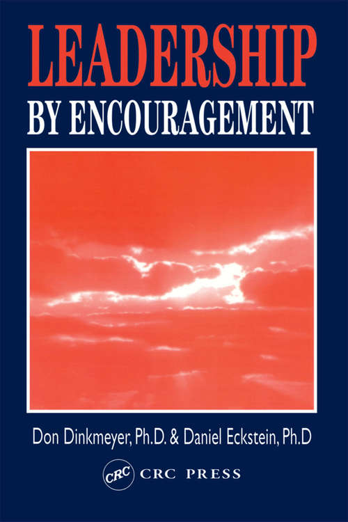 Book cover of Leadership By Encouragement