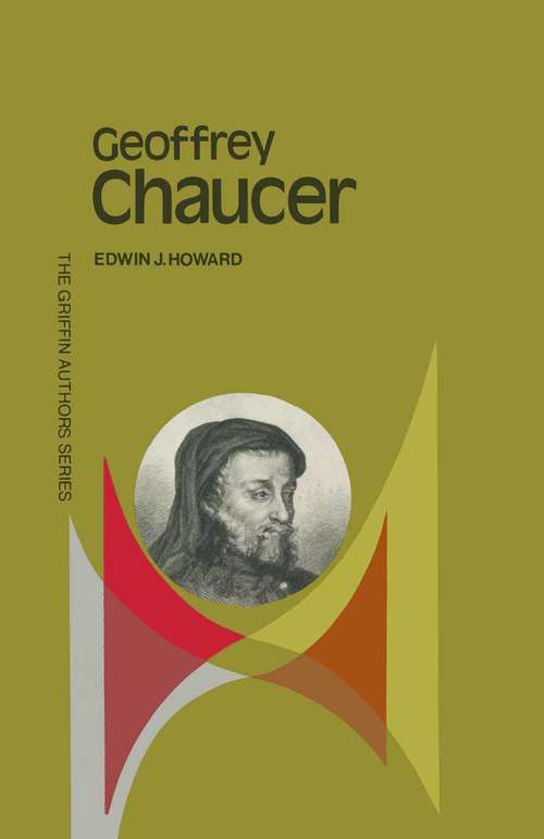 Book cover of Geoffrey Chaucer (1st ed. 1964) (Author Chronologies Series)