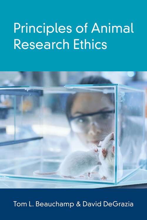 Book cover of Principles of Animal Research Ethics
