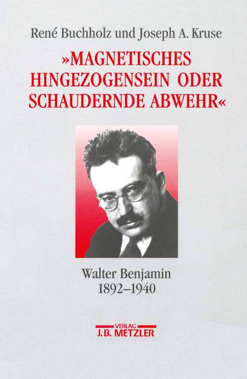 Book cover of "Magnetisches Hingezogensein oder schaudernde Abwehr": Walter Benjamin (1892-1940). Heinrich-Heine-Institut Düsseldorf. Archiv-Bibliothek-Museum, 3 (1. Aufl. 1994)