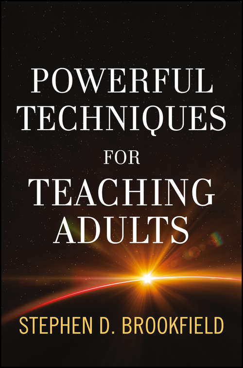 Book cover of Powerful Techniques for Teaching Adults