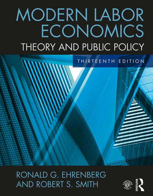 Book cover of Modern Labor Economics: Theory and Public Policy