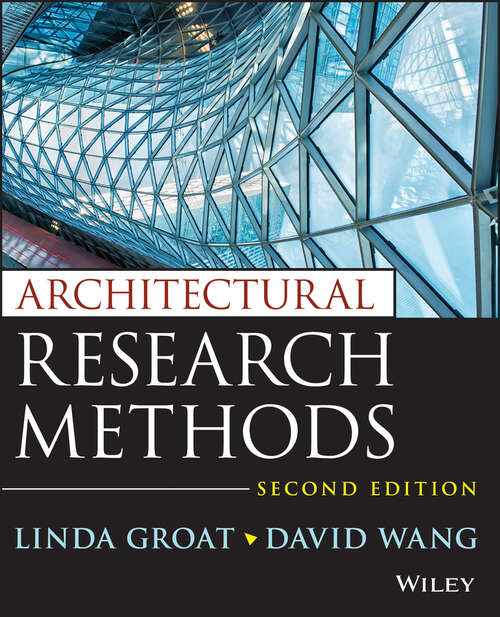 Book cover of Architectural Research Methods (2)