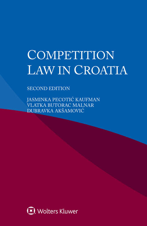 Book cover of Competition Law in Croatia