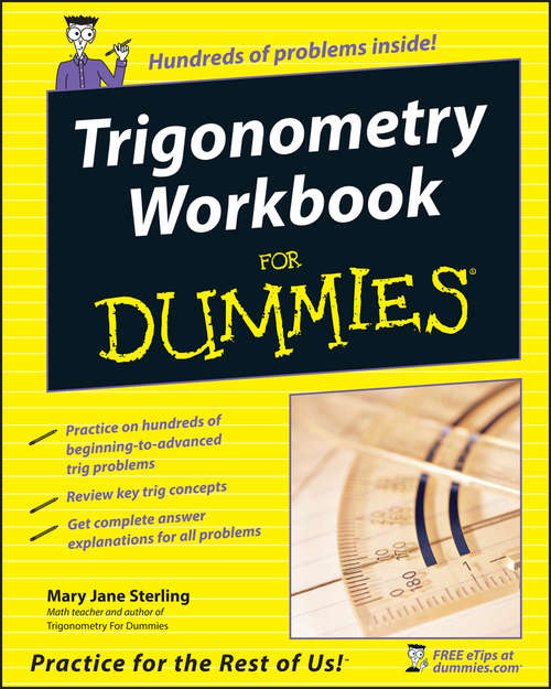 Book cover of Trigonometry Workbook For Dummies