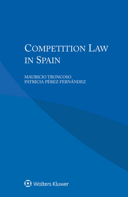 Book cover of Competition Law in Spain