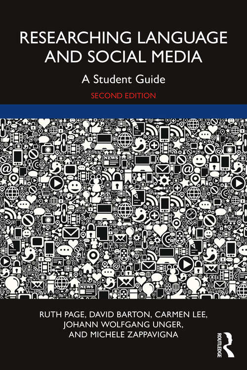 Book cover of Researching Language and Social Media: A Student Guide (2)