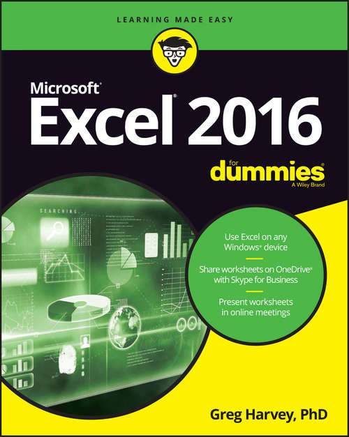 Book cover of Excel 2016 For Dummies