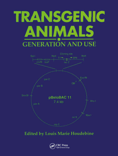 Book cover of Transgenic Animals: Generation And Use