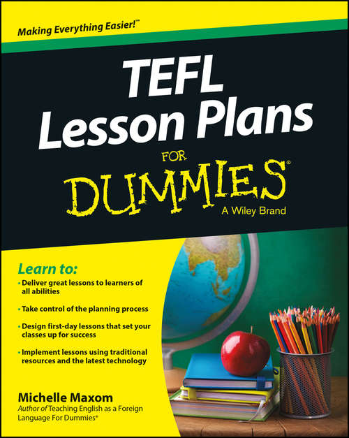 Book cover of TEFL Lesson Plans For Dummies