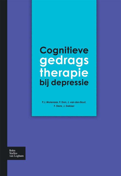Book cover of Cognitieve gedragstherapie bij depressie (2009)