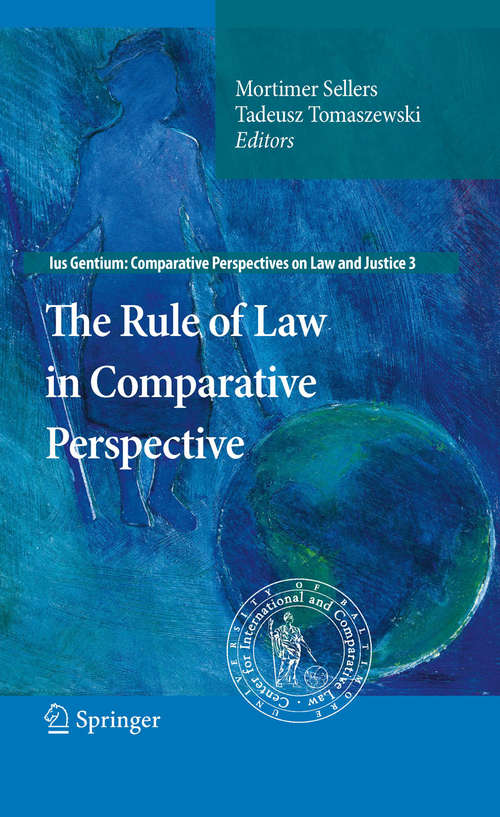 Book cover of The Rule of Law in Comparative Perspective (2010) (Ius Gentium: Comparative Perspectives on Law and Justice #3)