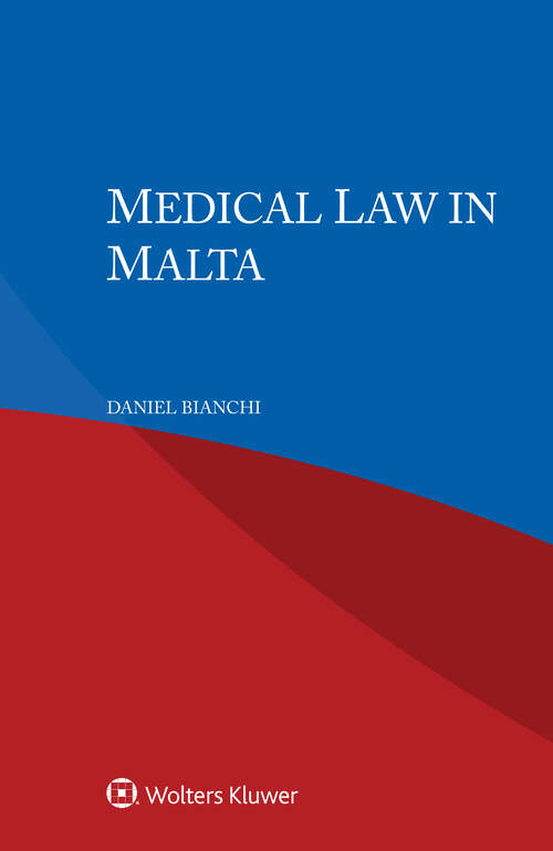 Book cover of Medical Law in Malta